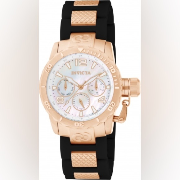 INVICTA Watch Pro Diver Rose Gold Corduba LadyModel 1703 - Ladies Watch Quartz